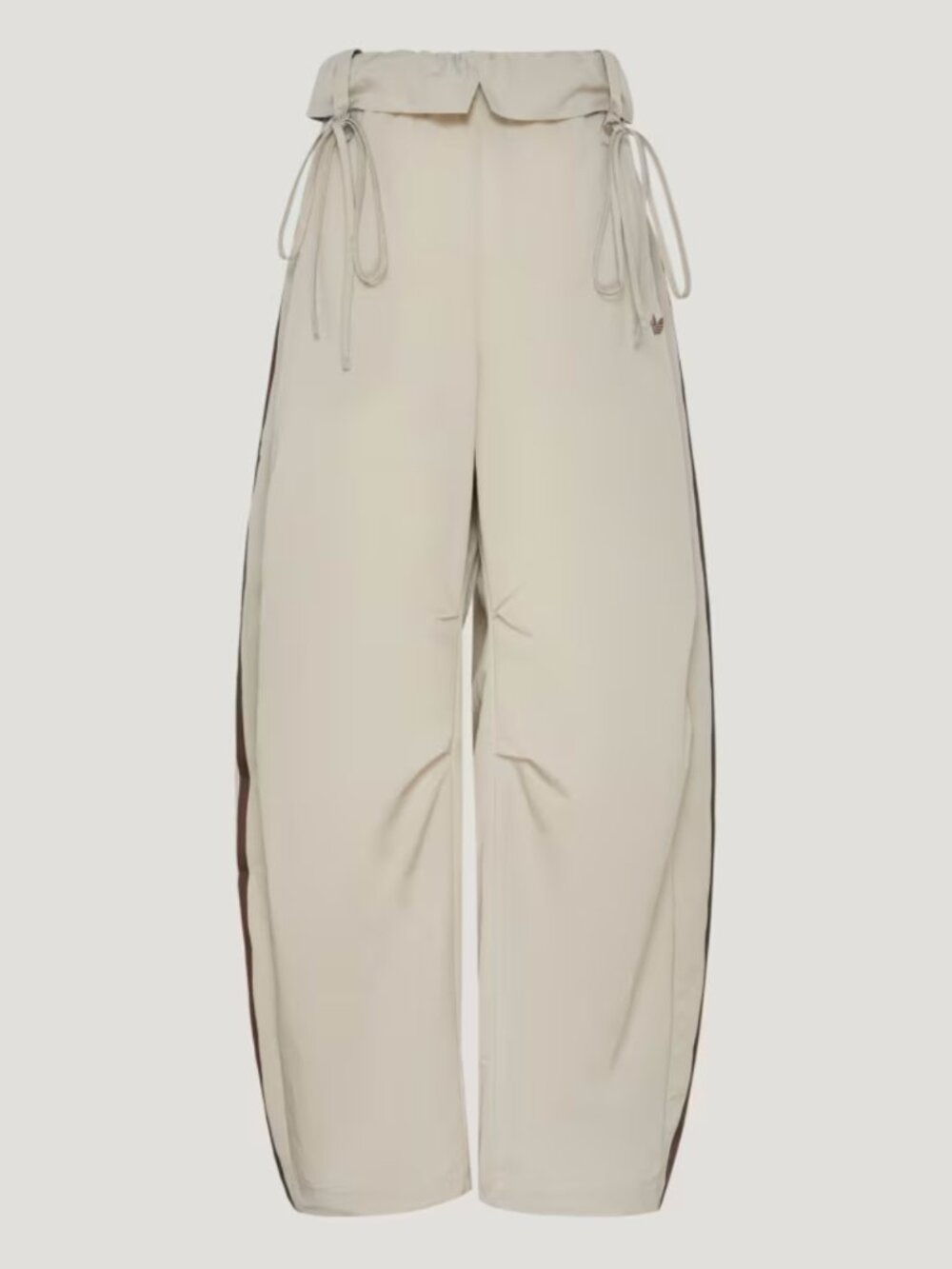 adidas originals women's beige 'curved pants' waistband detail BNWT size M, L - Picture 3 of 16